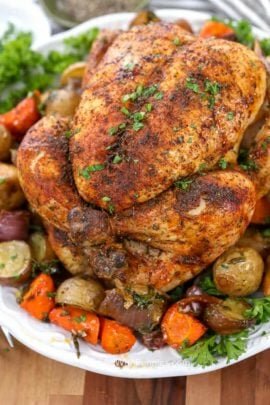 roast chicken with herbs